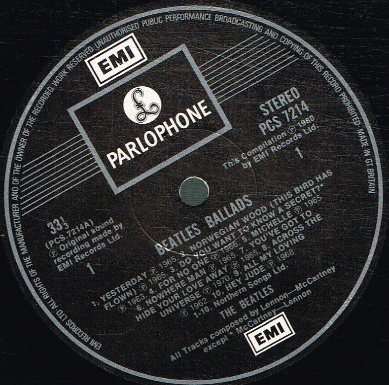 Beatles - Beatles Ballads - Lp