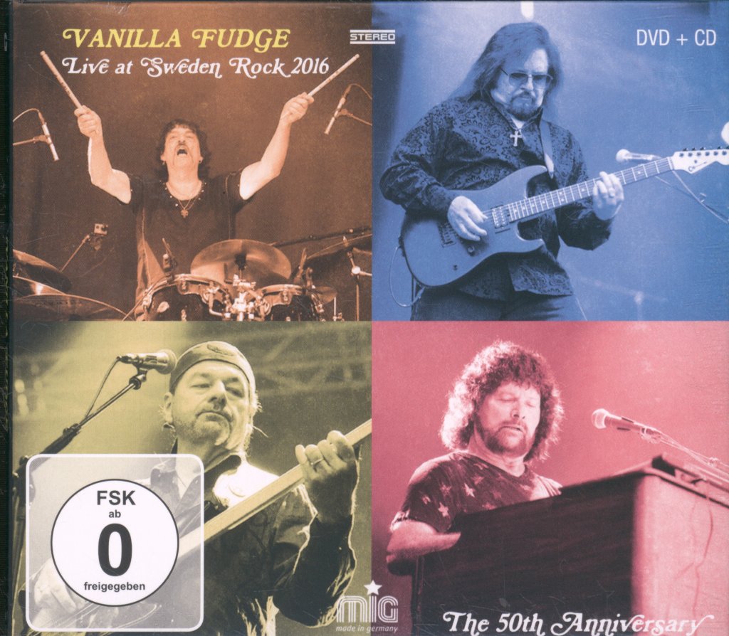 Vanilla Fudge - Live At Sweden Rock 2016 - The 50th Anniversary - Cd/Dvd