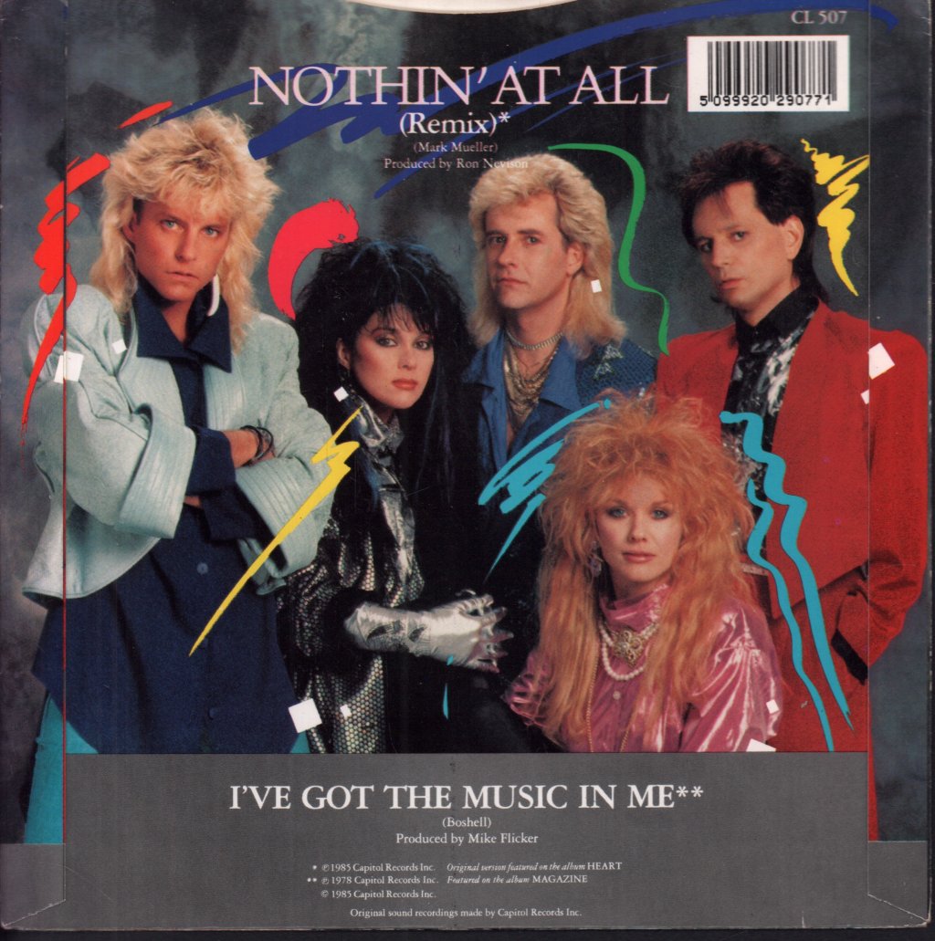 Heart - Nothin' At All - 7 Inch