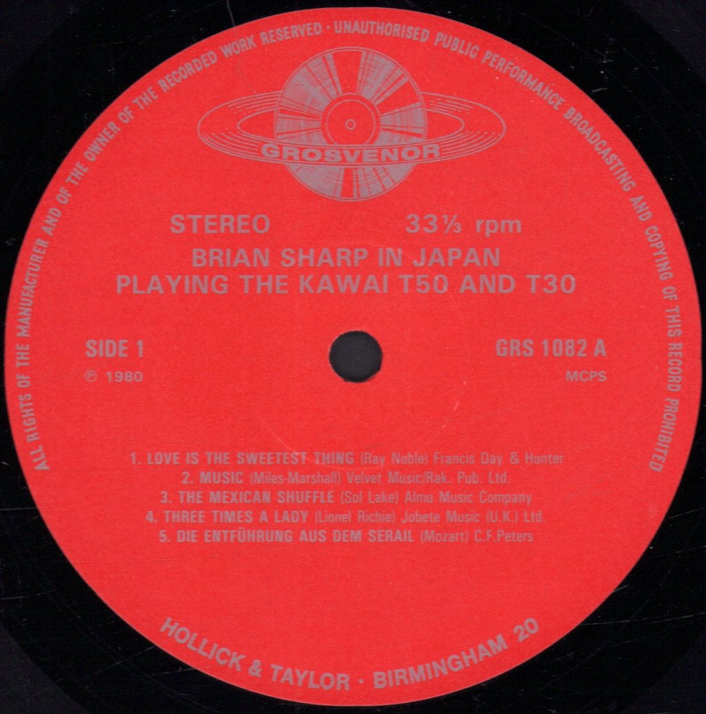 Brian Sharp - In Japan - Lp