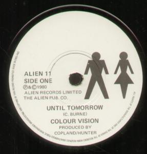 Colour Vision - Until Tomorrow - 7 Inch