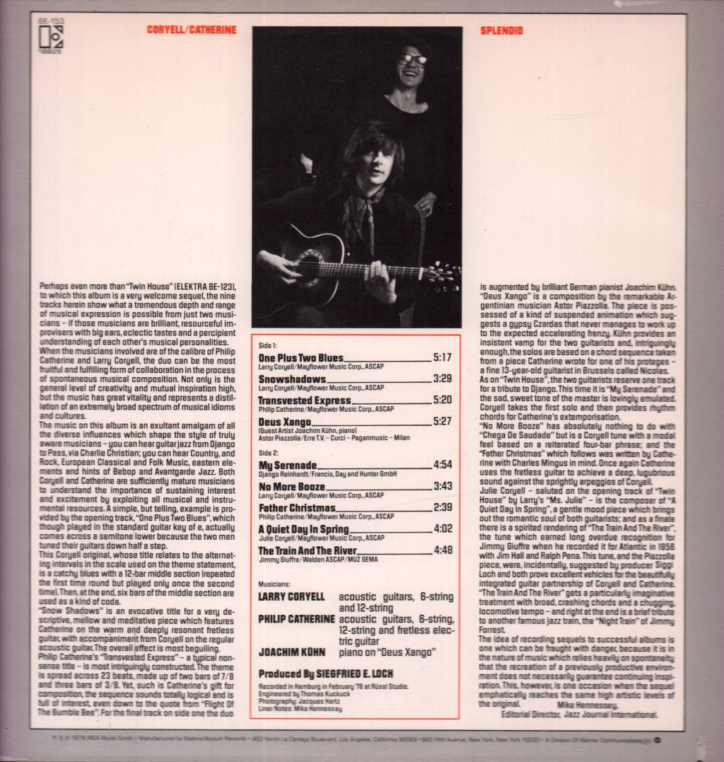 Philip Catherine - Splendid - Lp