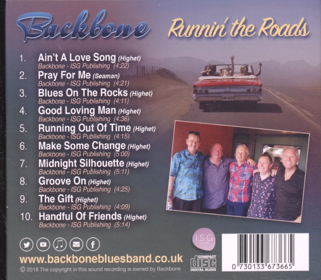 Backbone - Runnin' The Roads - Cd