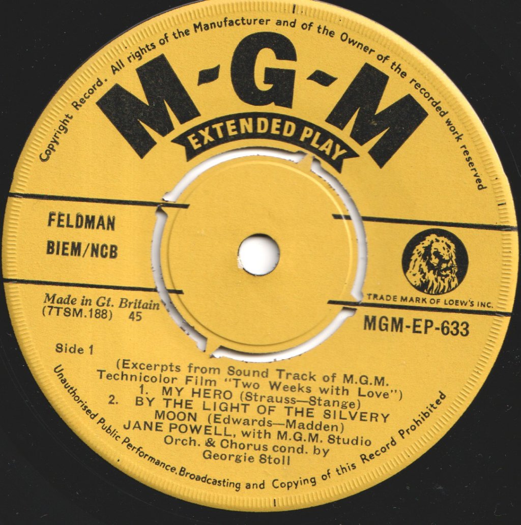 Various - Two Weeks With Love Excerpts - 7 Inch