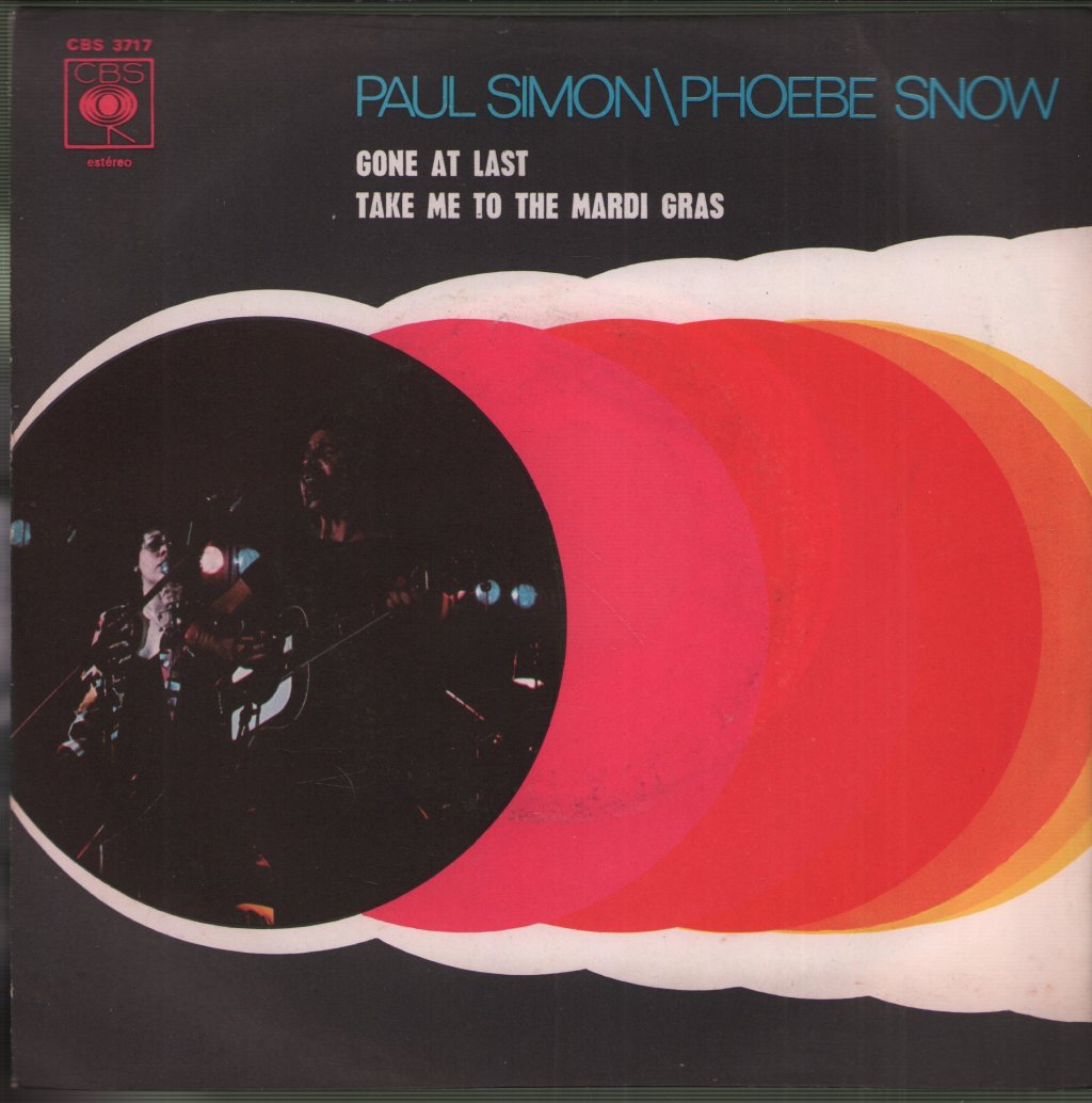 Paul Simon / Phoebe Snow - Gone At Last / Take Me To The Mardi Gras - 7 Inch