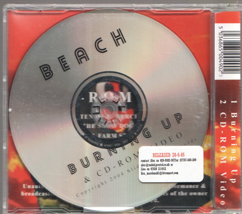 Beach Mercer - Burning Up - Cd