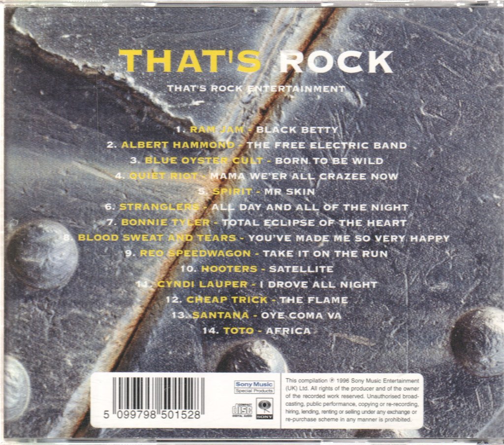 Various Artists - That's Rock - Cd