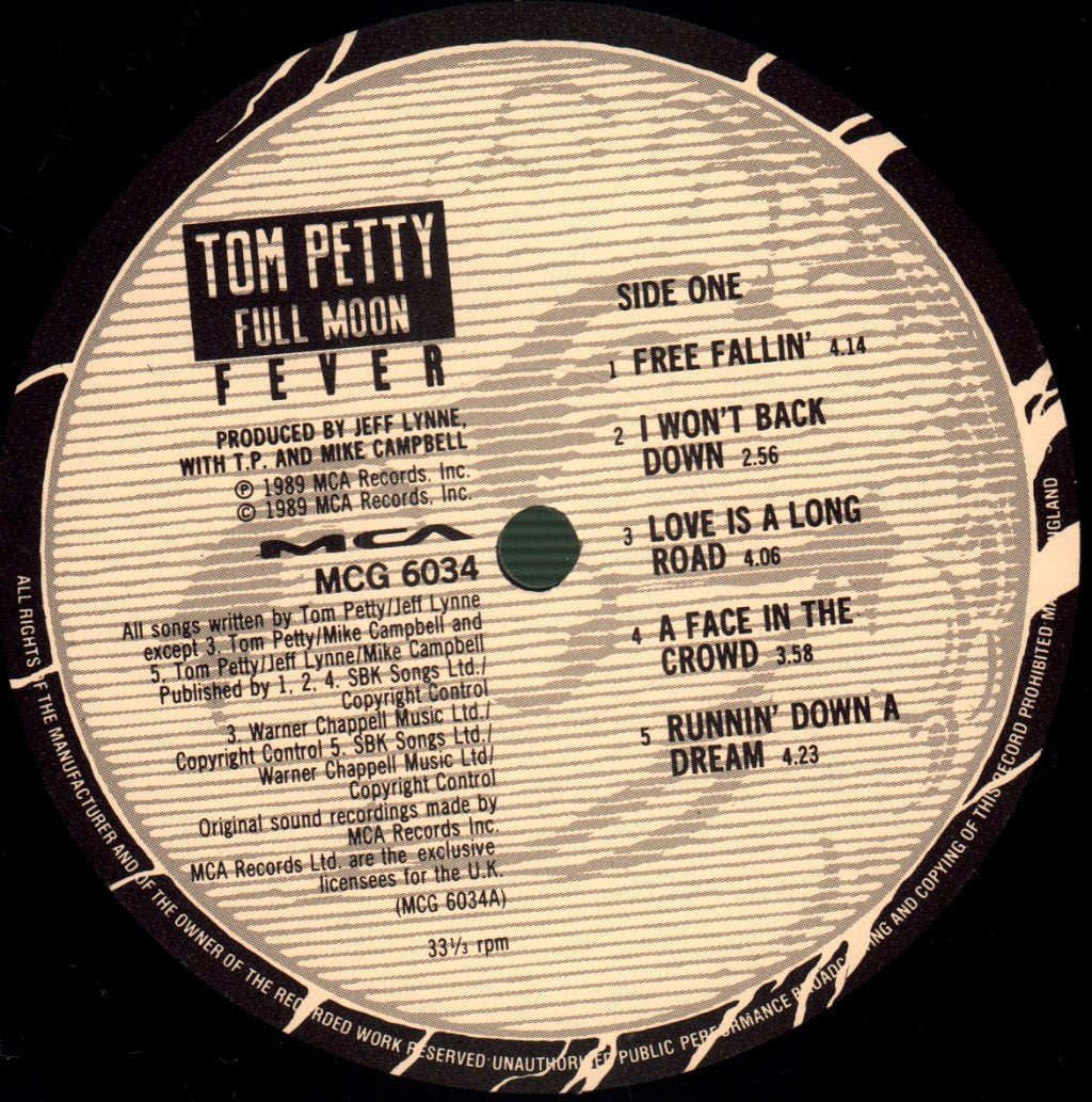 Tom Petty And The Heartbreakers - Full Moon Fever - Lp