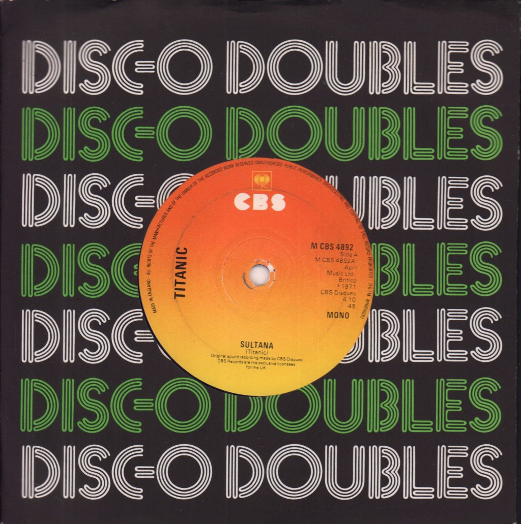 Titanic (70'S Rock Group) - Sultana - 7 Inch
