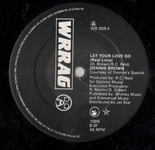 Dennis Brown - Let Your Love Go Real Love - 12 Inch
