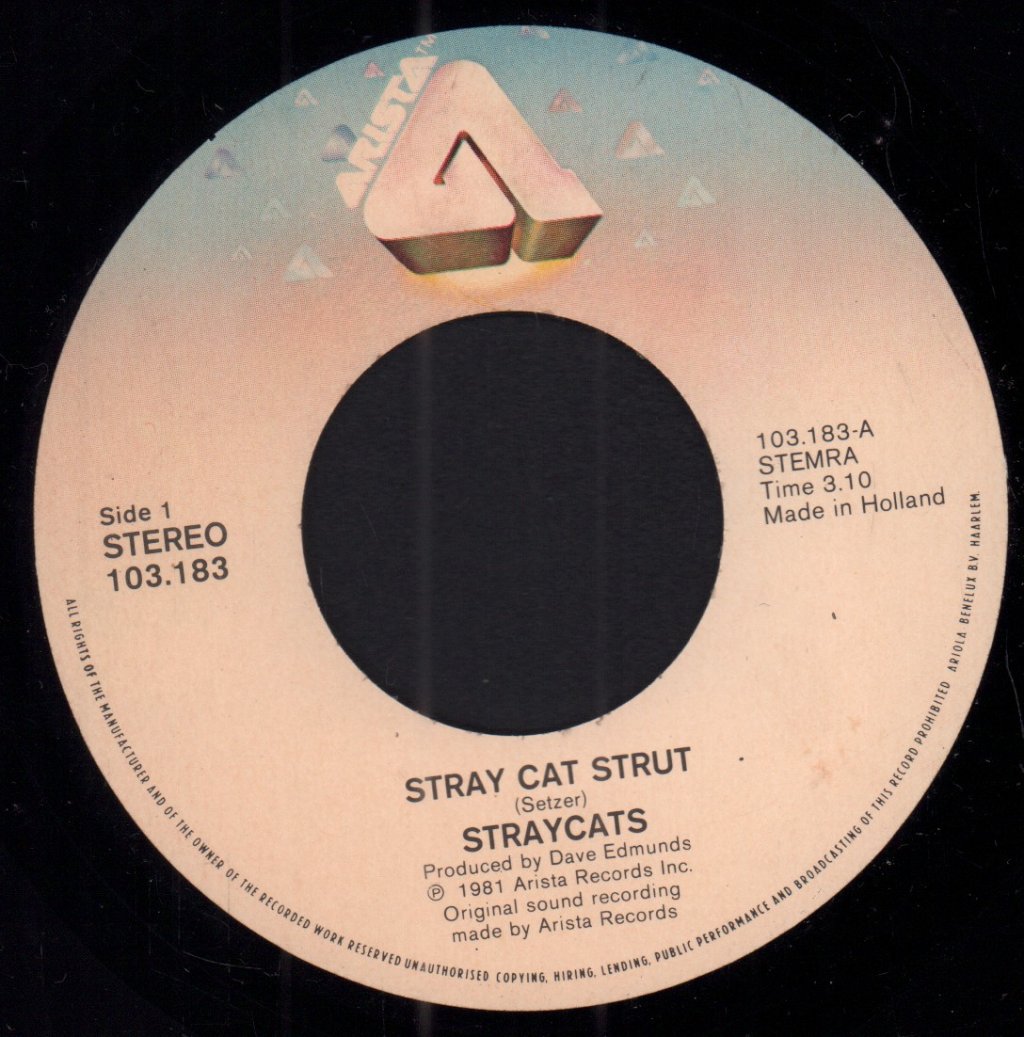 Stray Cats - Stray Cat Strut - 7 Inch