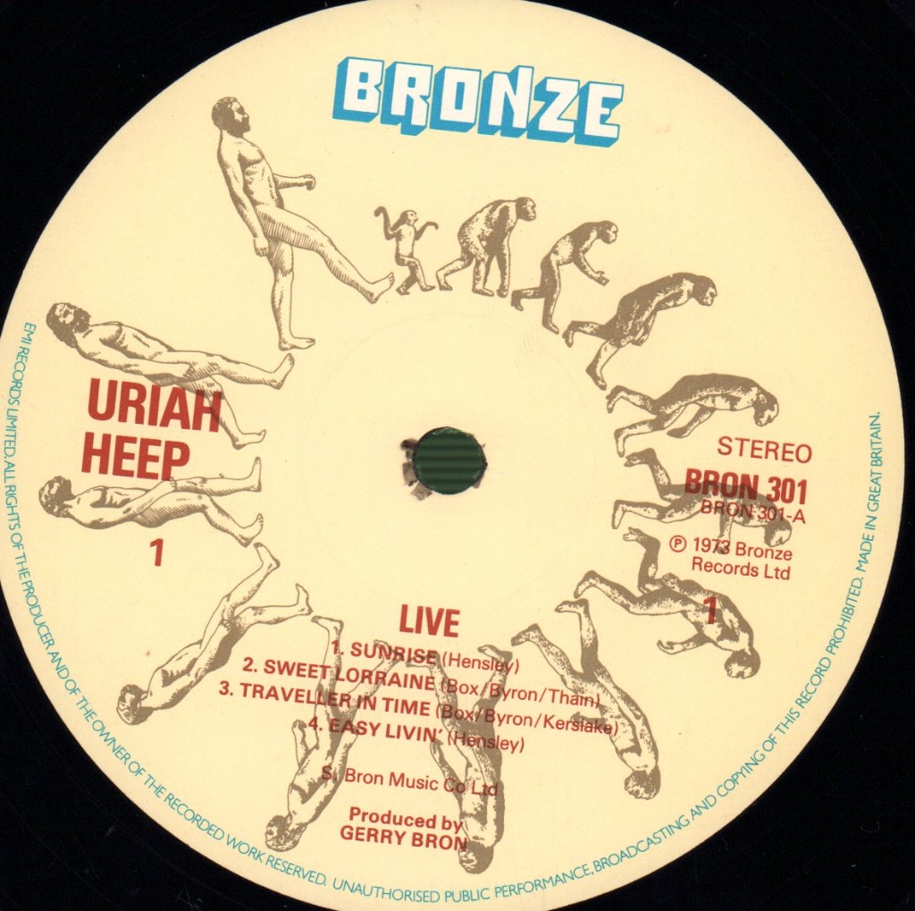 Uriah Heep - Live - Double Lp