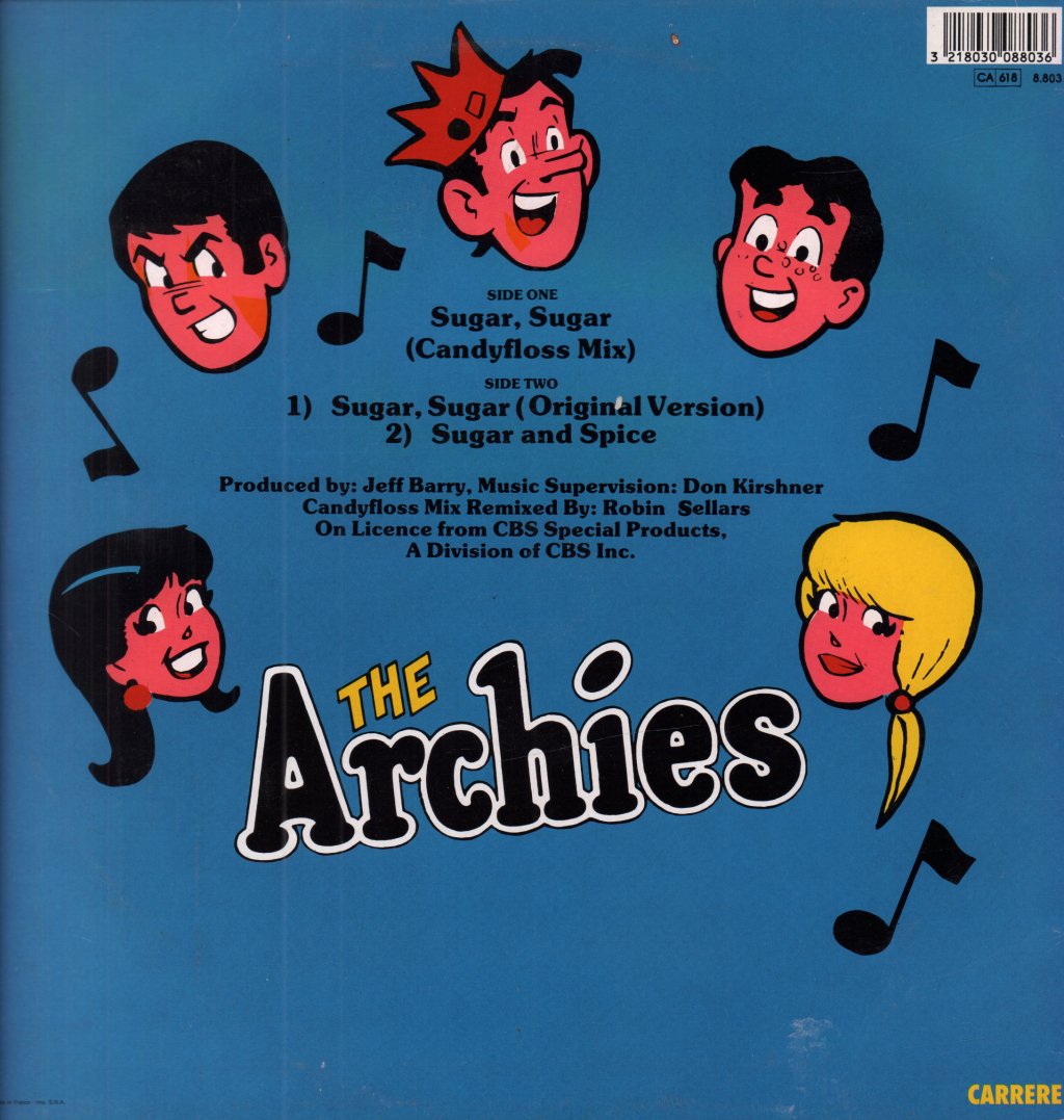 Archies - Sugar, Sugar - 12 Inch