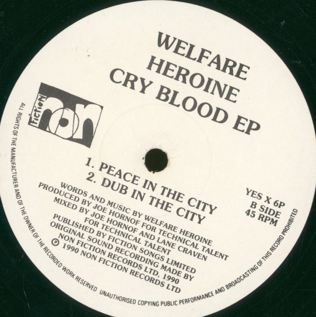 Welfare Heroine - Cry Blood - 12 Inch