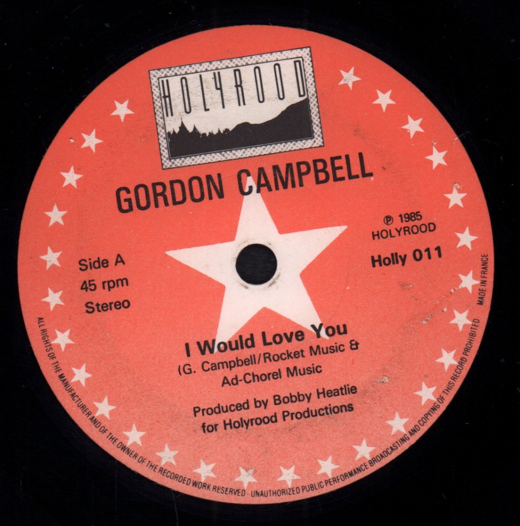 Gordon Campbell - i would love you - 7 Inch