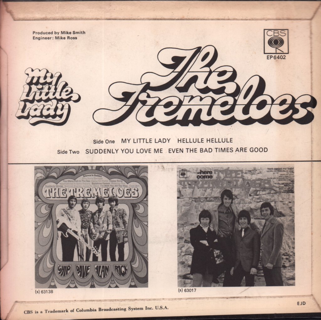 Tremeloes - My Little Lady - 7 Inch