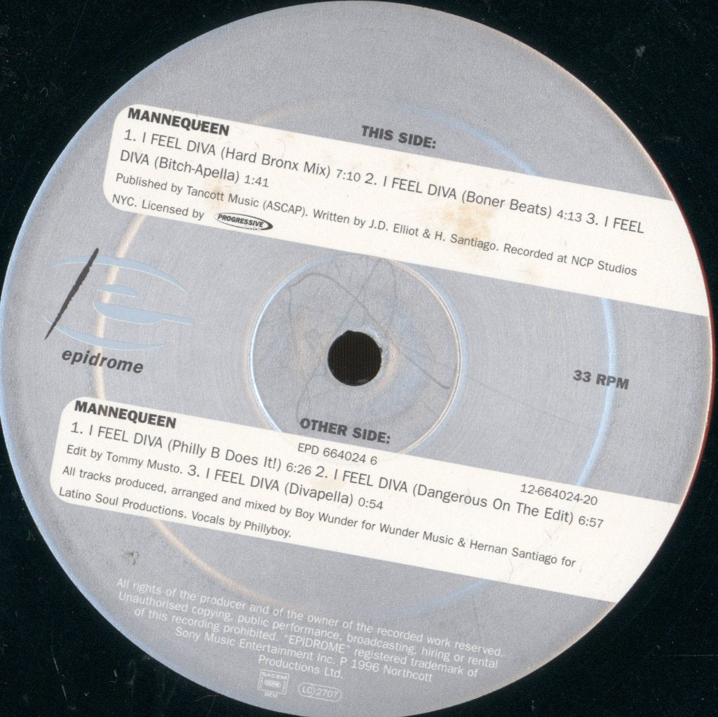 Mannequeen - I Feel Diva - 12 Inch