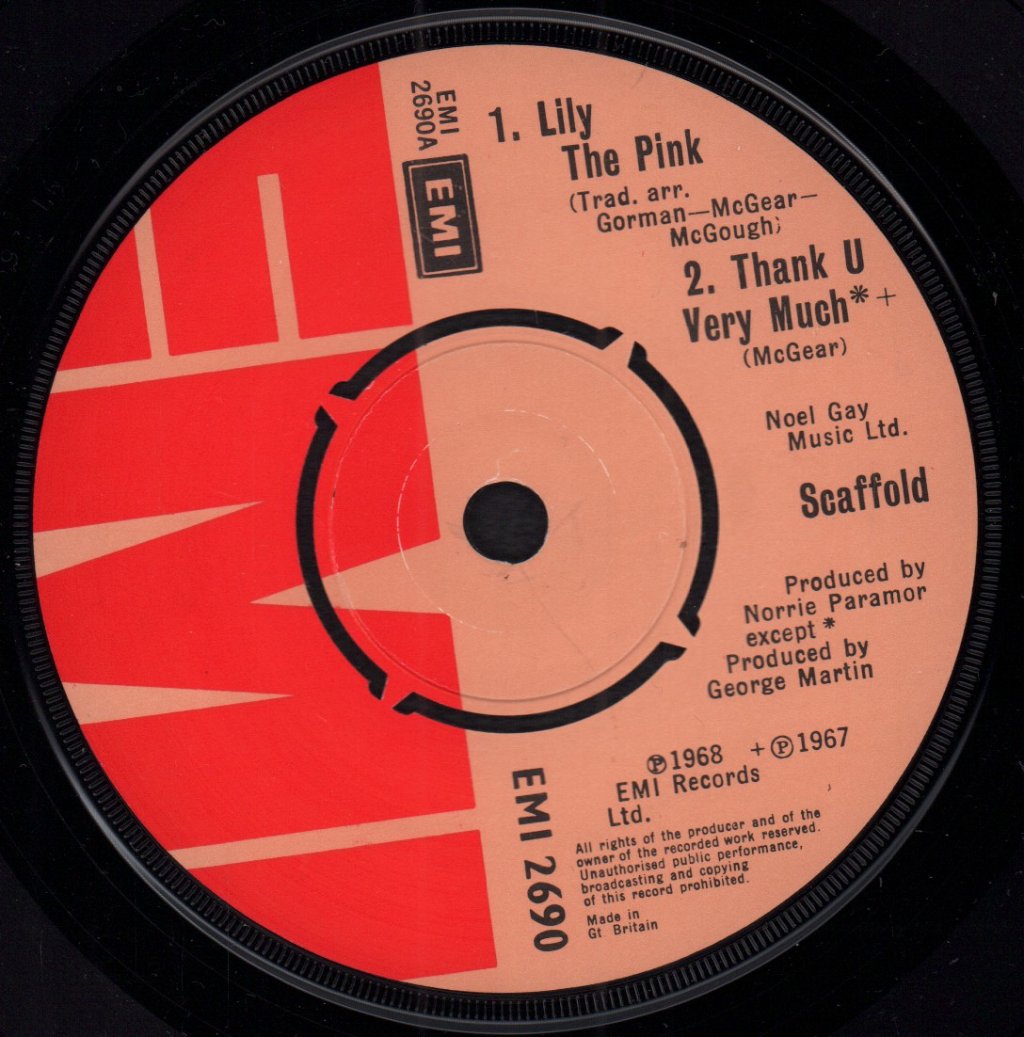 Scaffold - Lily The Pink - 7 Inch