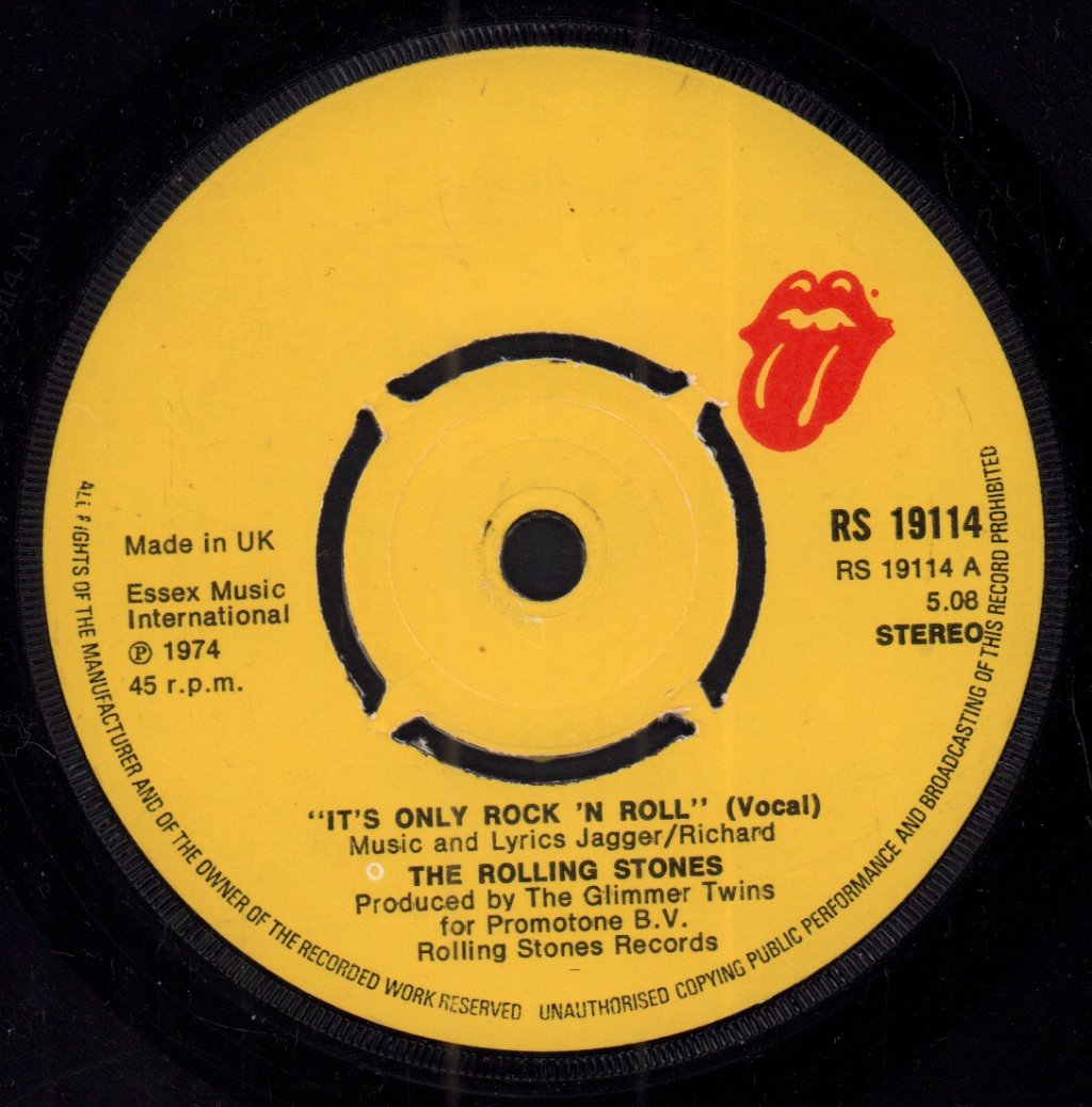 Rolling Stones - It's Only Rock N Roll - 7 Inch