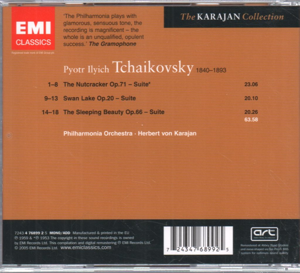Tchaikovsky - ballet suites - Cd