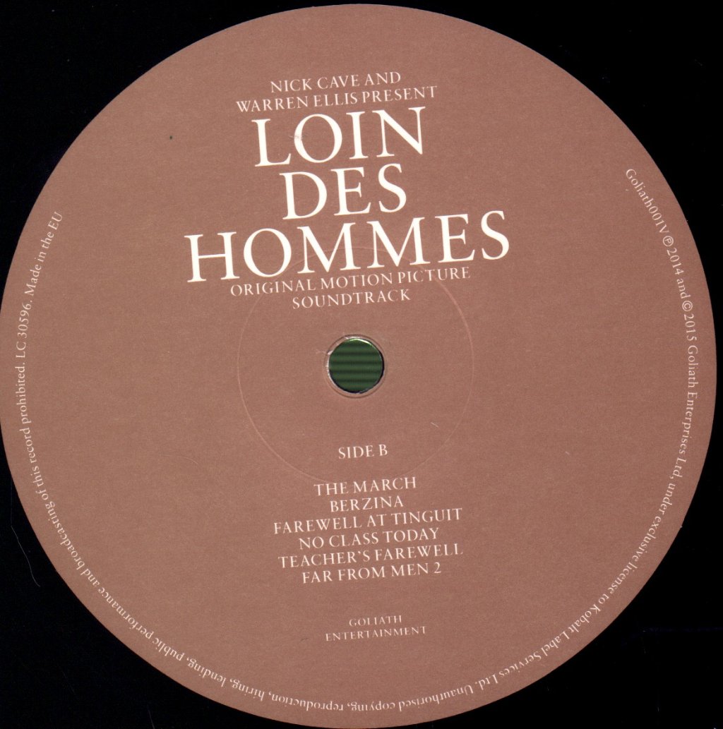 Nick Cave & Warren Ellis - Loin Des Hommes (Original Motion Picture Soundtrack) - Lp