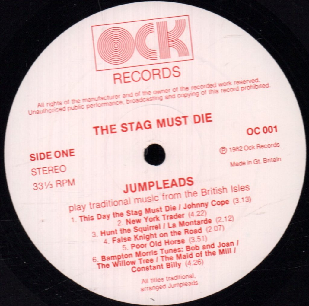 Jumpleads - Stag Must Die - Lp