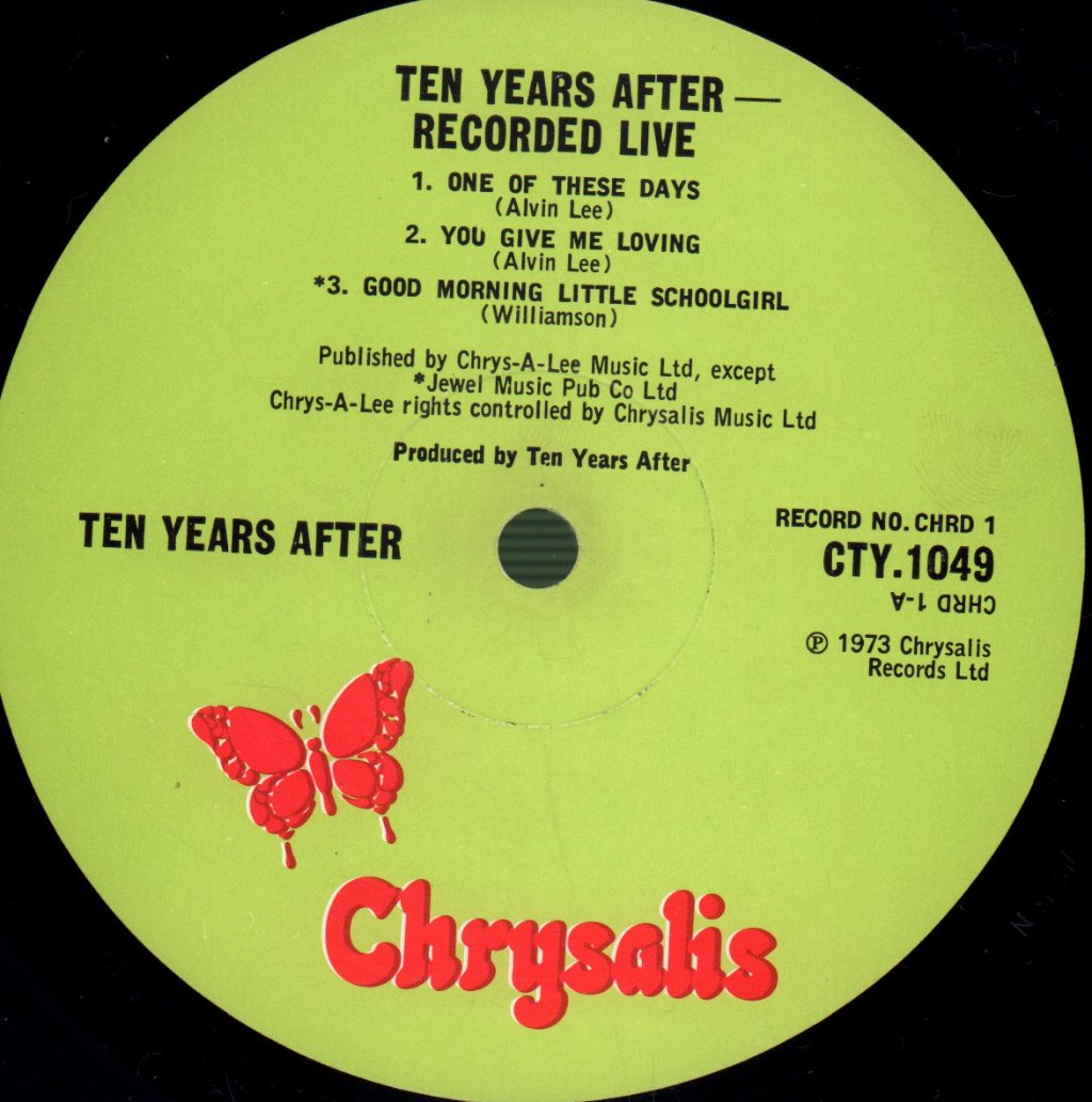 Ten Years After - Recorded Live - Double Lp