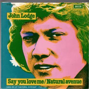 John Lodge - Say You Love Me - 7 Inch