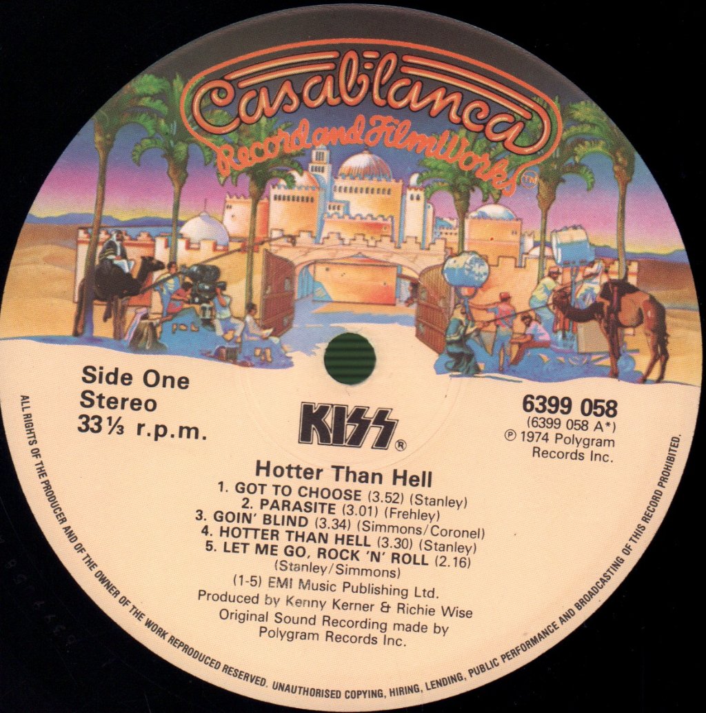 Kiss - Hotter Than Hell - Lp
