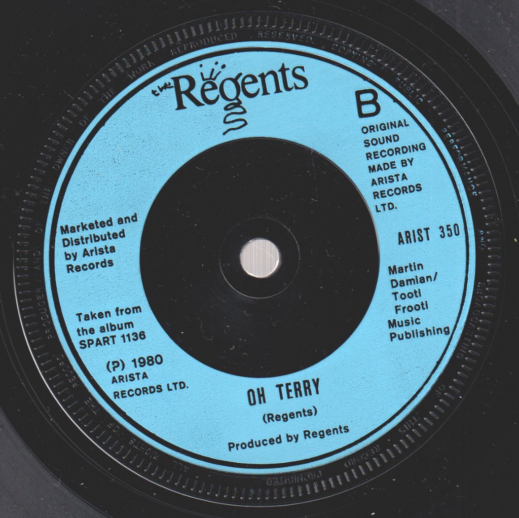 Regents (New Wave Group) - See You Later - 7 Inch