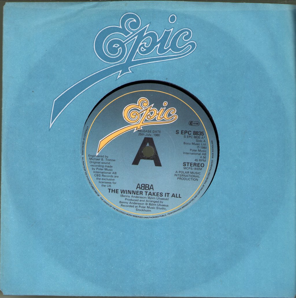 ABBA - Winner Takes It All - 7 Inch