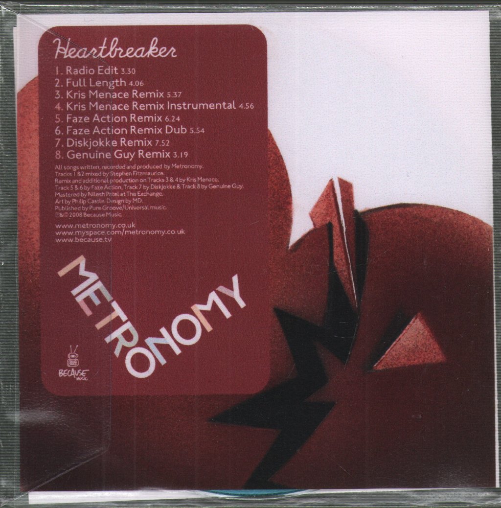 Metronomy - Heartbreaker - Cdr
