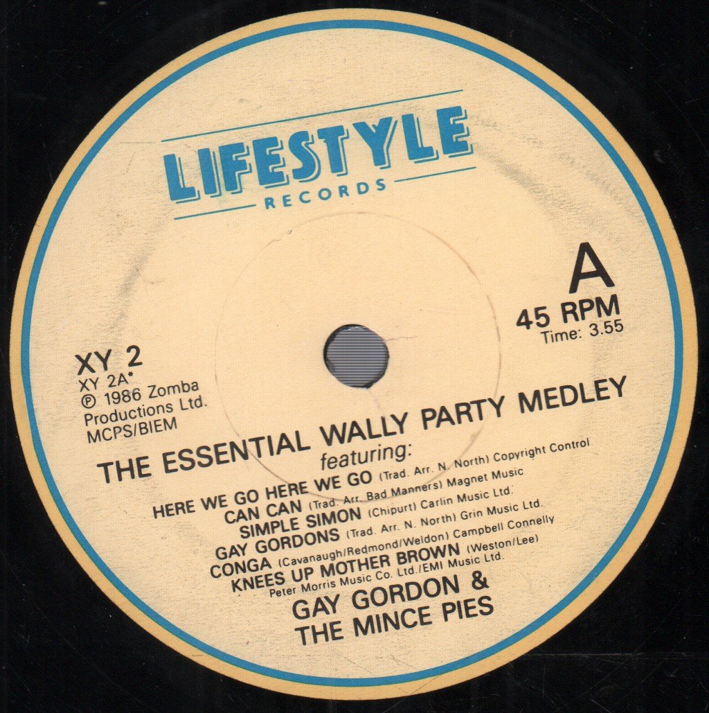 Gay Gordon And The Mince Pies - Essential Wally Party Medley - 7 Inch