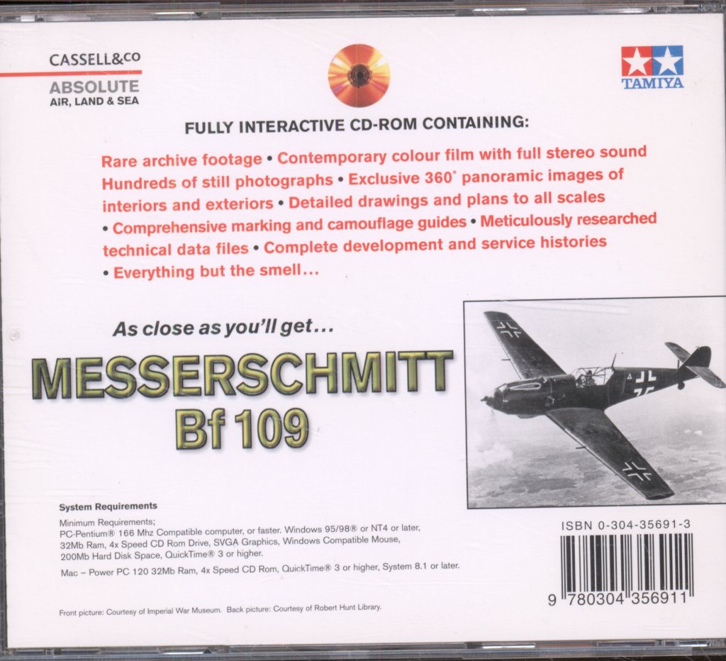 Various Artists - Messerschmitt Bf 109 Absolute Air, Land, Sea - Cd Rom