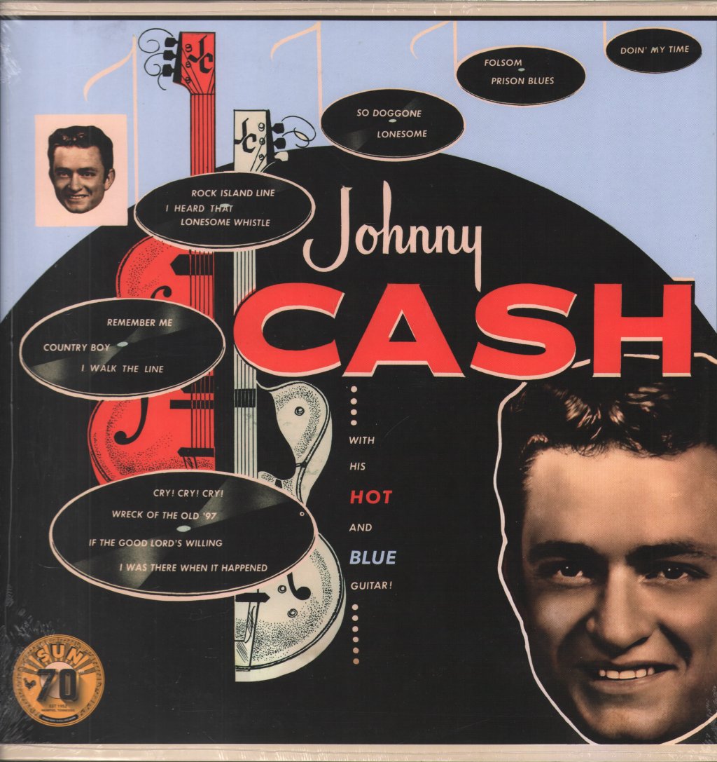 Johnny Cash - With His Hot And Blue Guitar - Lp