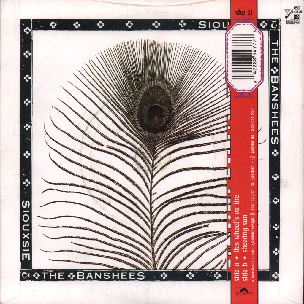 Siouxsie And The Banshees - Wheels On Fire - 7 Inch
