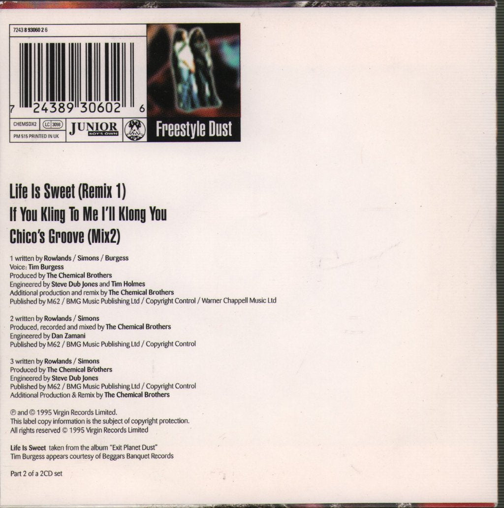 Chemical Brothers - Life Is Sweet - Cd