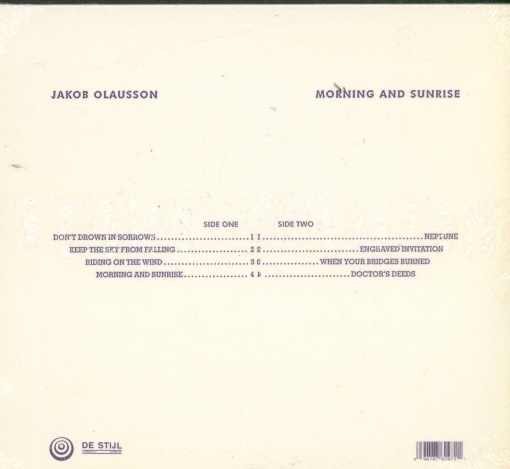 Jakob Olausson - Morning And Sunrise - Cd