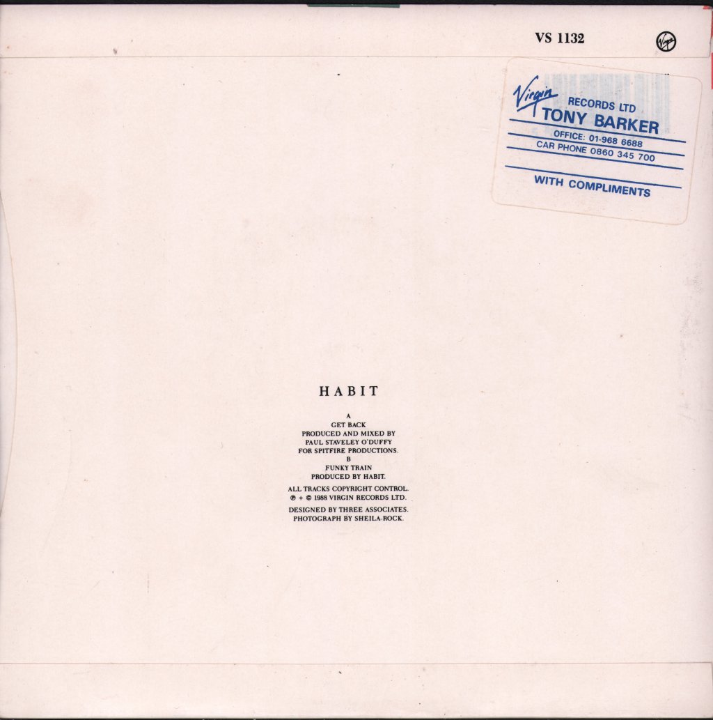 Habit - Get Back - 7 Inch