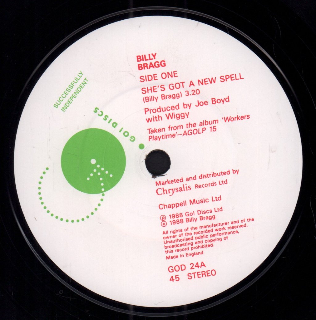 Billy Bragg - She's Got A New Spell - 7 Inch