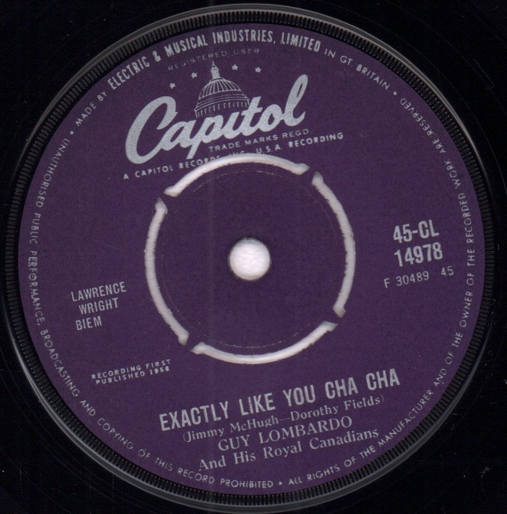 Guy Lombardo And His Royal Canadians - St. Louis Blues Cha Cha - 7 Inch