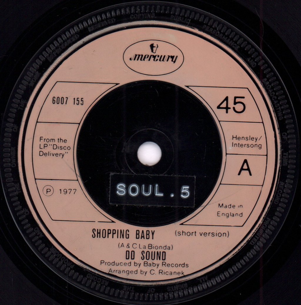 D.d.sound - Shopping Baby - 7 Inch