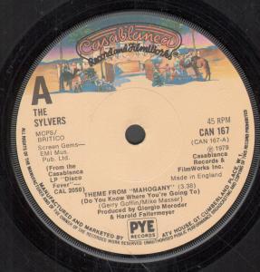 Sylvers - Theme From Mahogany - 7 Inch