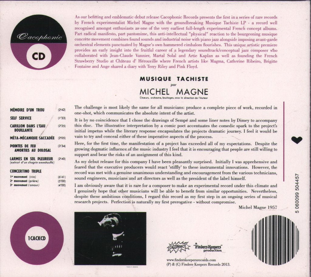 Michel Magne - Musique Tachiste - Cd