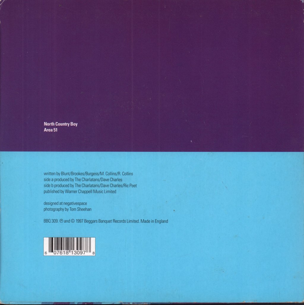 Charlatans (Uk Group) - North Country Boy - 7 Inch