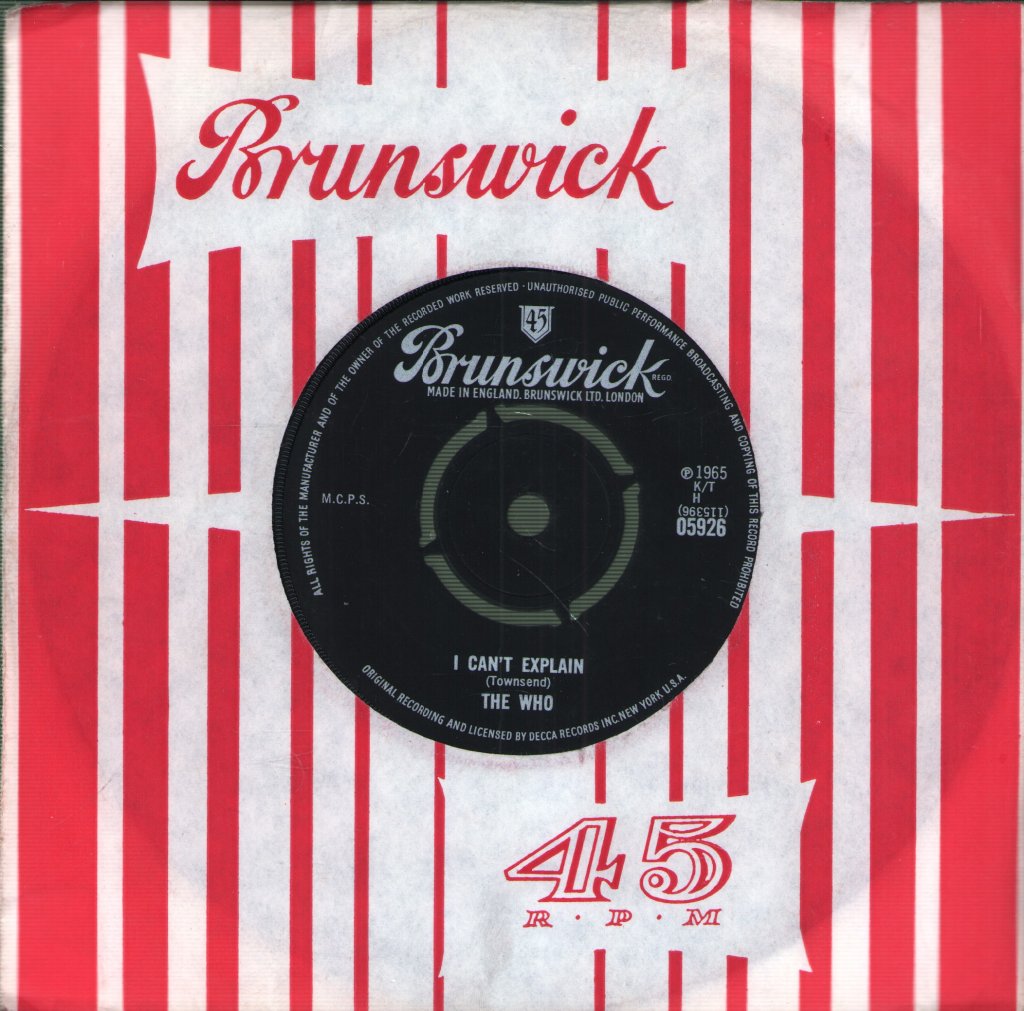 Who - I Can't Explain - 7 Inch