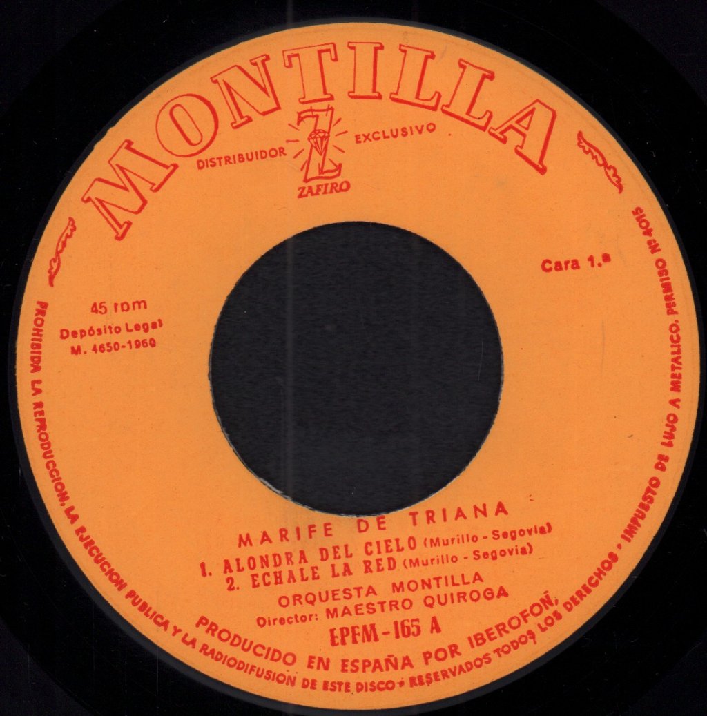 marife de triana - Alondra Del Cielo - 7 Inch