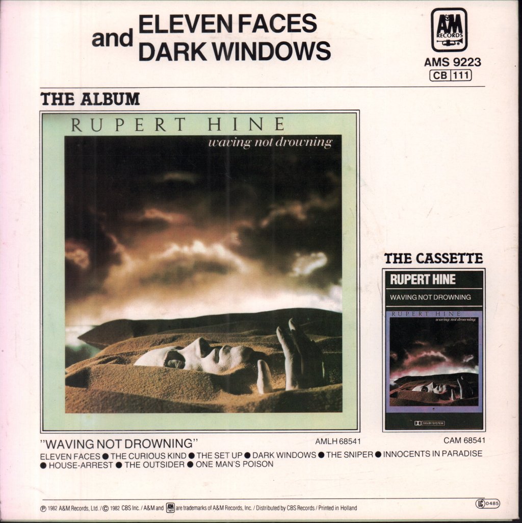 Rupert Hine - Eleven Faces - 7 Inch