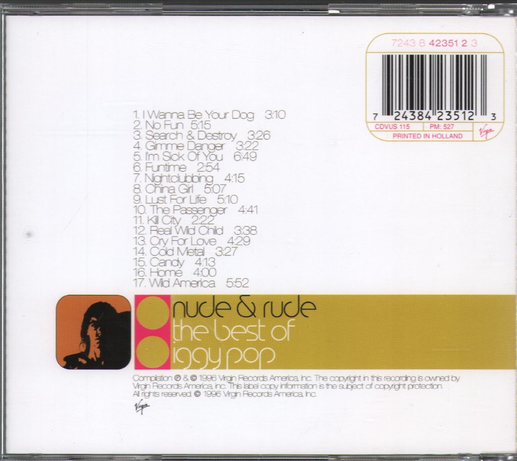 Iggy Pop - Nude And Rude: The Best Of Iggy Pop - Cd