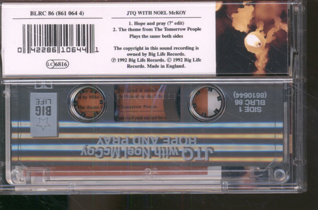Jtq With Noel Mc Koy - Hope And Pray - Cassette